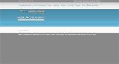Desktop Screenshot of hobelmesser.de